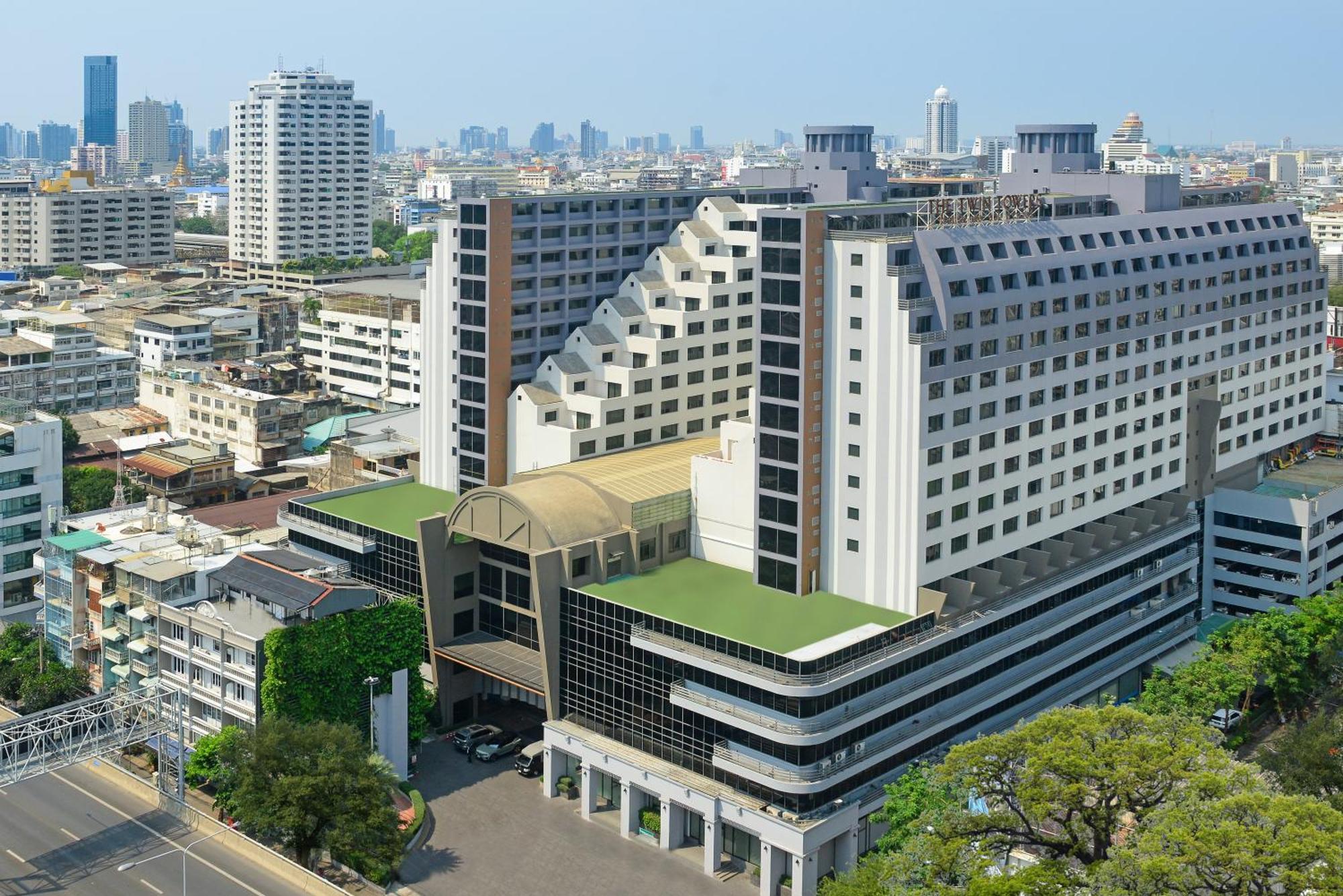 트윈 타워스 호텔 방콕 외부 사진